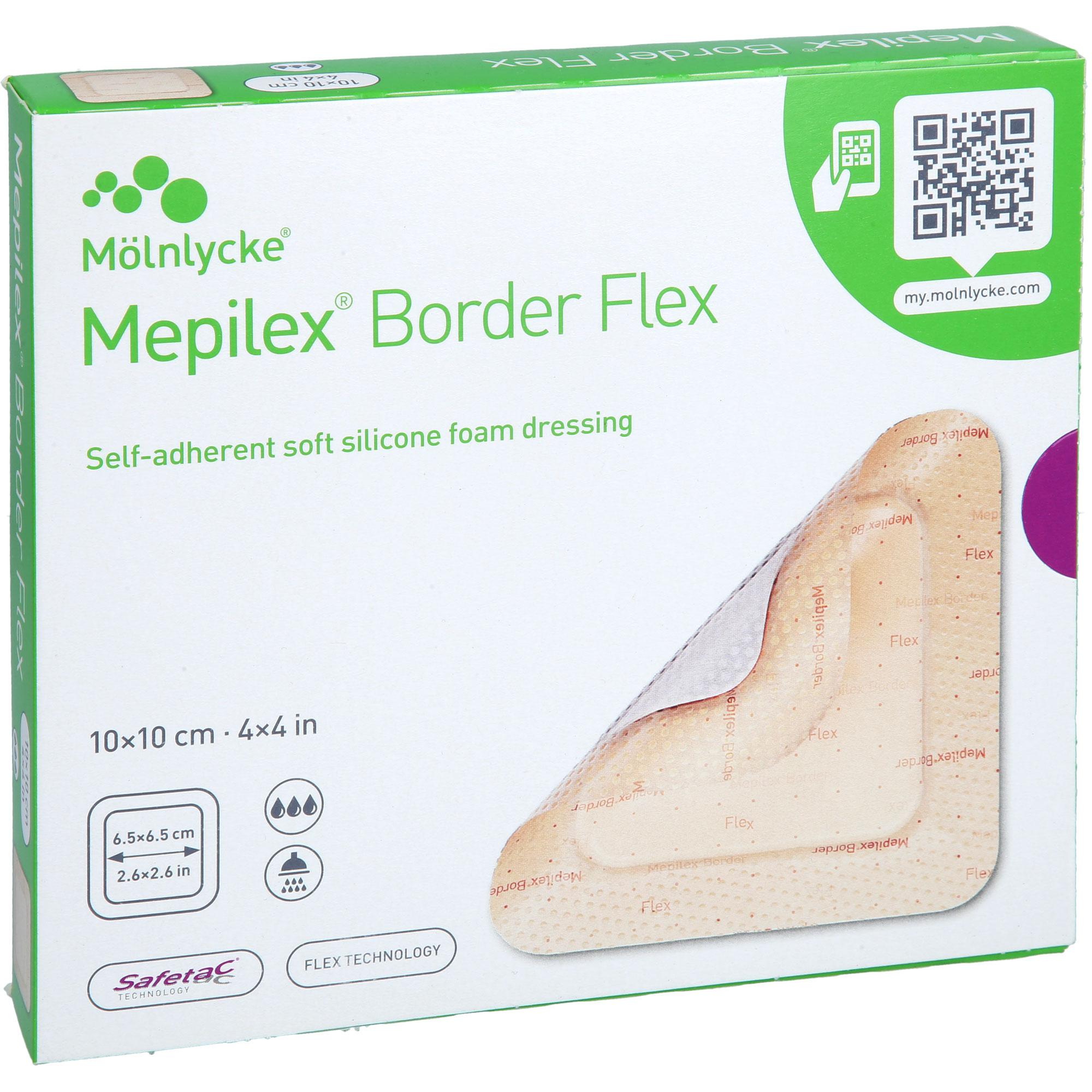 Mepilex Border Flex Schaumverb.haft.10x10 cm 5 St Docpharm bei onfy.de kaufen 19707400