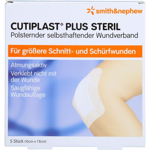 Cutiplast Plus Steril 7.8x10 cm Verband 5 St EurimPharm Arzneimittel bei onfy.de kaufen 18363068