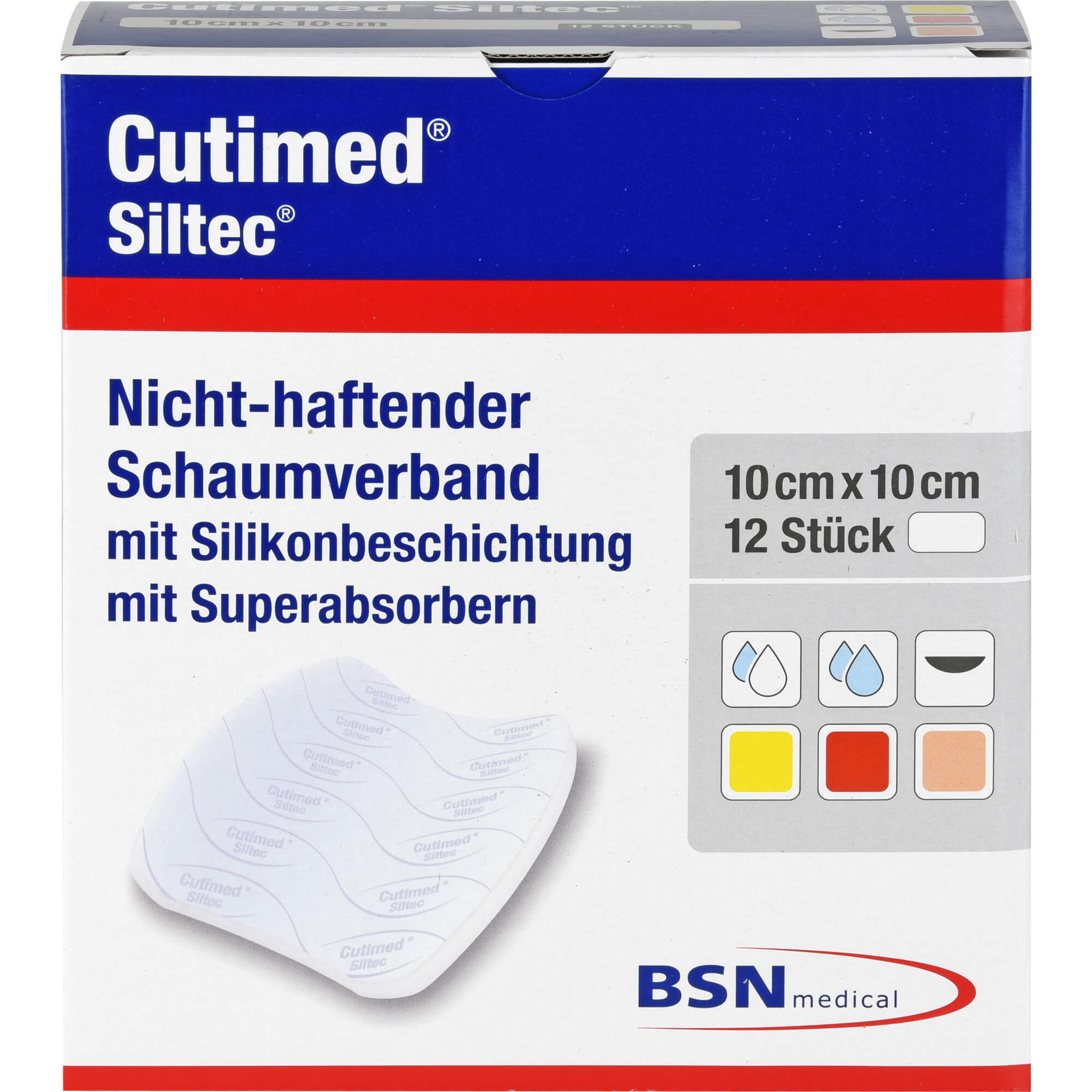 Cutimed Siltec 10x10cm null
