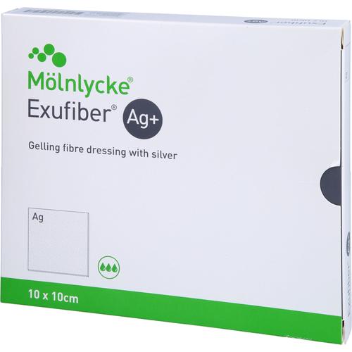 Exufiber Ag+ 10x10 cm Gelbild.faserverb.m.silber 10 St ToRa Pharma bei onfy.de kaufen 18003068