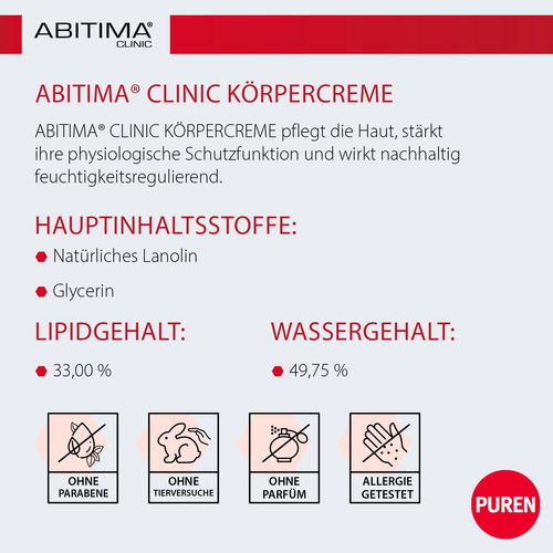 Abitima Clinic Körpercreme 250 ml PUREN Pharma bei onfy.de kaufen 06812420