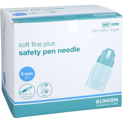 Klinion Soft Fine Plus Safety Pen Needle 30G 5Mm 100 St Mediq Deutschland bei onfy.de kaufen 19166588