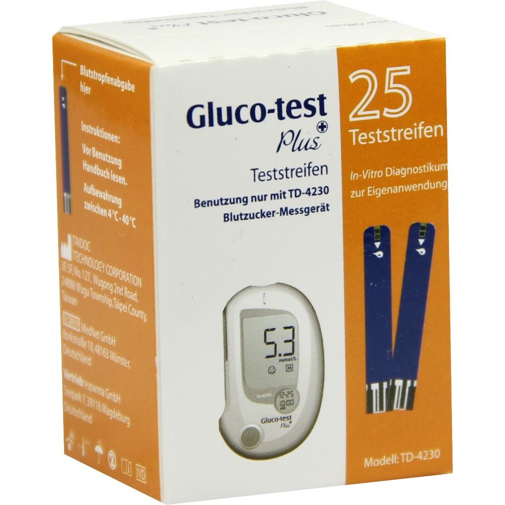 Gluco-Test Plus Blutzuckerteststreifen