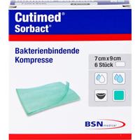 Cutimed Sorbact Kompressen 7x9 cm null