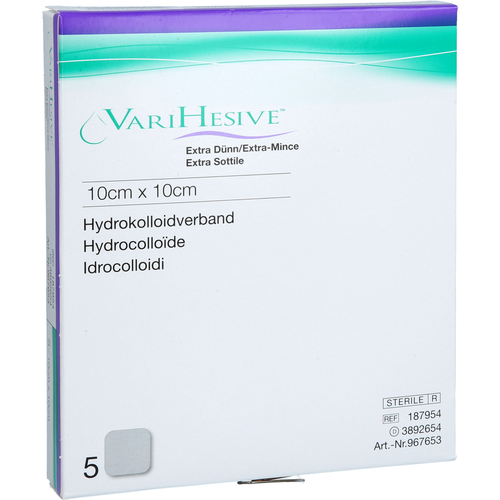 Varihesive Extra Dünn 10x10 cm Hkv Hydroakt.967653 5 St ToRa Pharma bei onfy.de kaufen 14061560