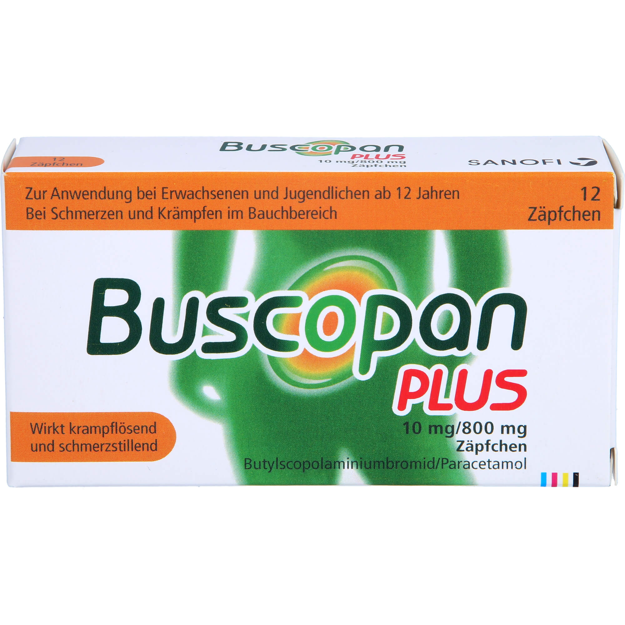 Buscopan Plus 10 mg /800 mg Suppositorien null