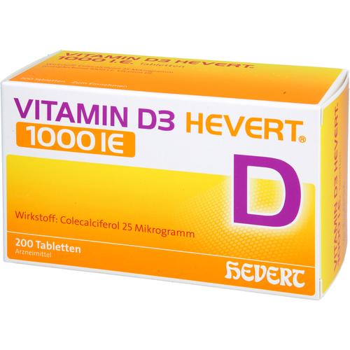 Vitamin D3 Hevert 1000 I.e. 200 St Hevert-Arzneimittel bei onfy.de kaufen 19448944