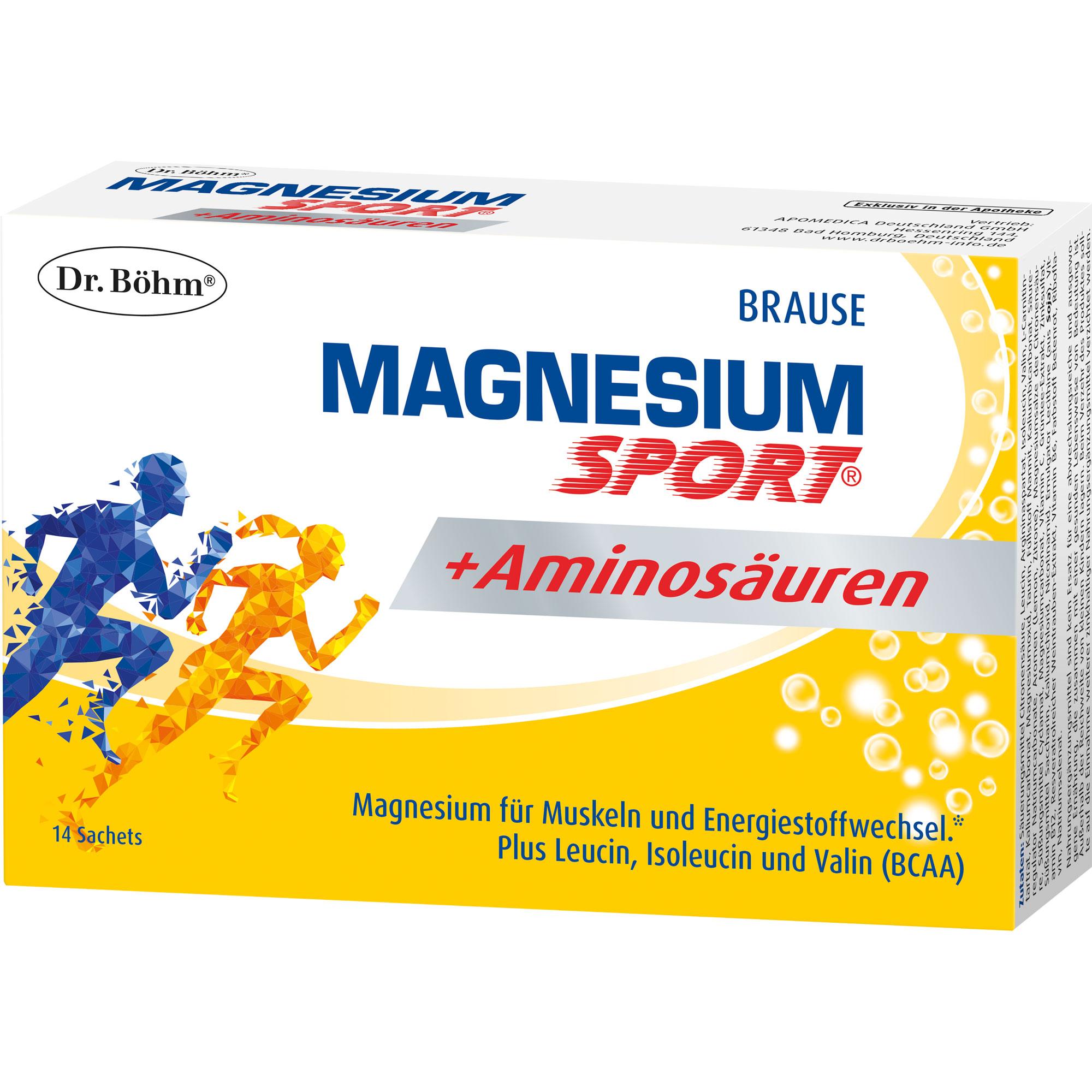 Dr. Böhm Magnesium Sport + Aminosäuren 14 St Apomedica Pharmazeutische Produkte bei onfy.de kaufen 19697452
