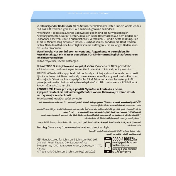 Aveeno Beruhigender Badezusatz 8x42 g Kenvue Germany GmbH (OTC) bei onfy.de kaufen 19342996