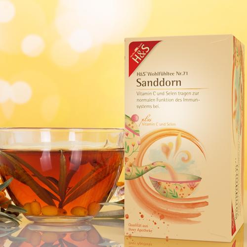 H&S Sanddorn mit Vitamin C und Selen 20x2.5 g H&S Tee - Gesellschaft bei onfy.de kaufen 17454314