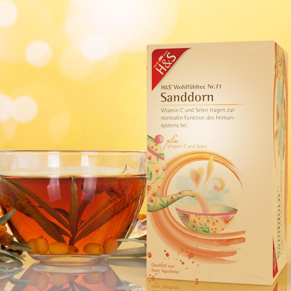 H&S Sanddorn mit Vitamin C und Selen 20x2.5 g H&S Tee - Gesellschaft bei onfy.de kaufen 17454314
