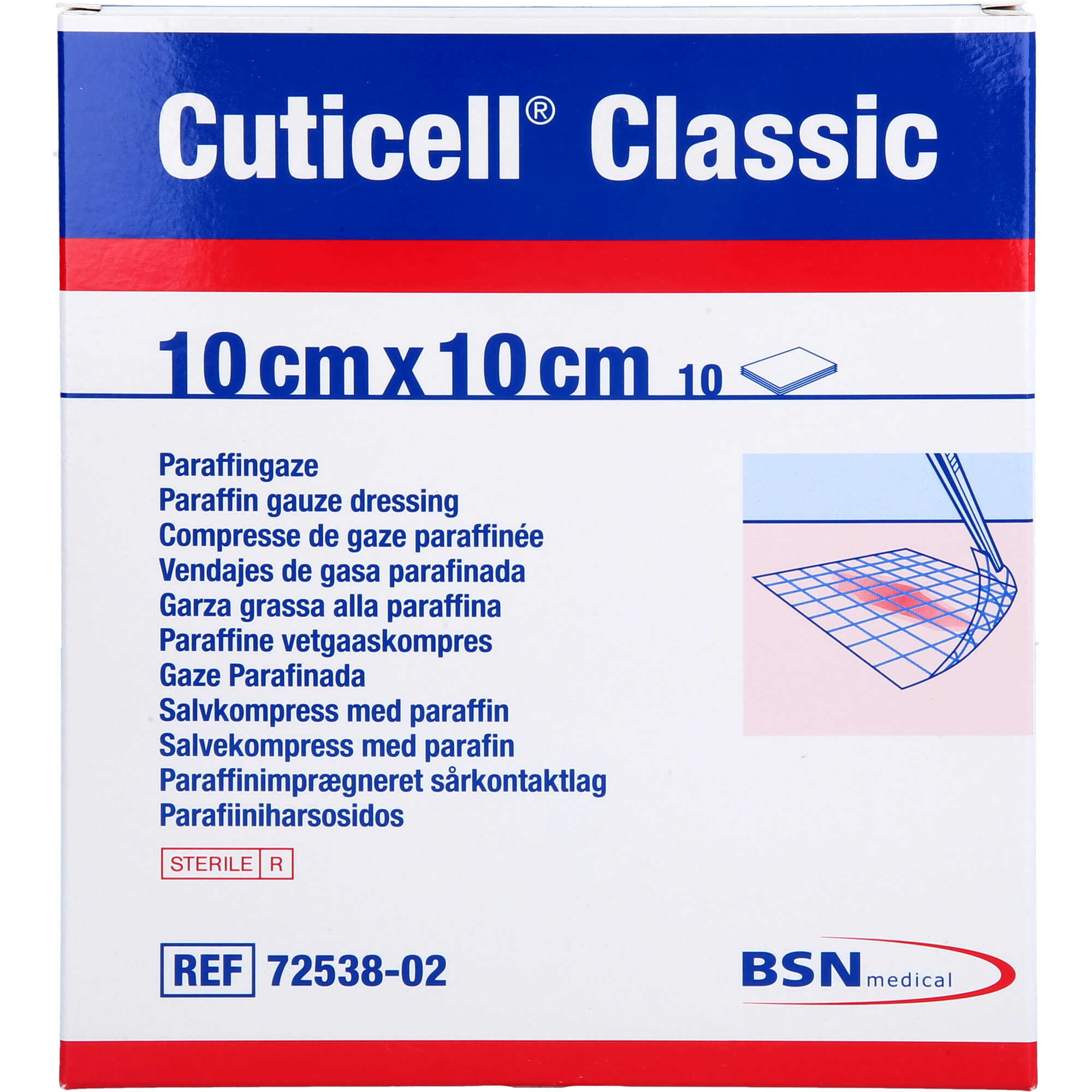 Cuticell Classic Wundgaze 10x10 cm null