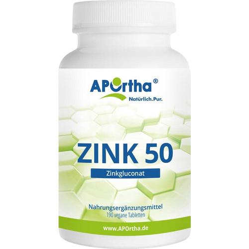 Zink 50 Zinkgluconat 190 St APOrtha Deutschland bei onfy.de kaufen 14027853