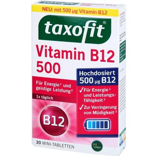 Taxofit Vitamin B12 500 Minitabletten 30 St MCM KLOSTERFRAU Vertr. bei onfy.de kaufen 18814795