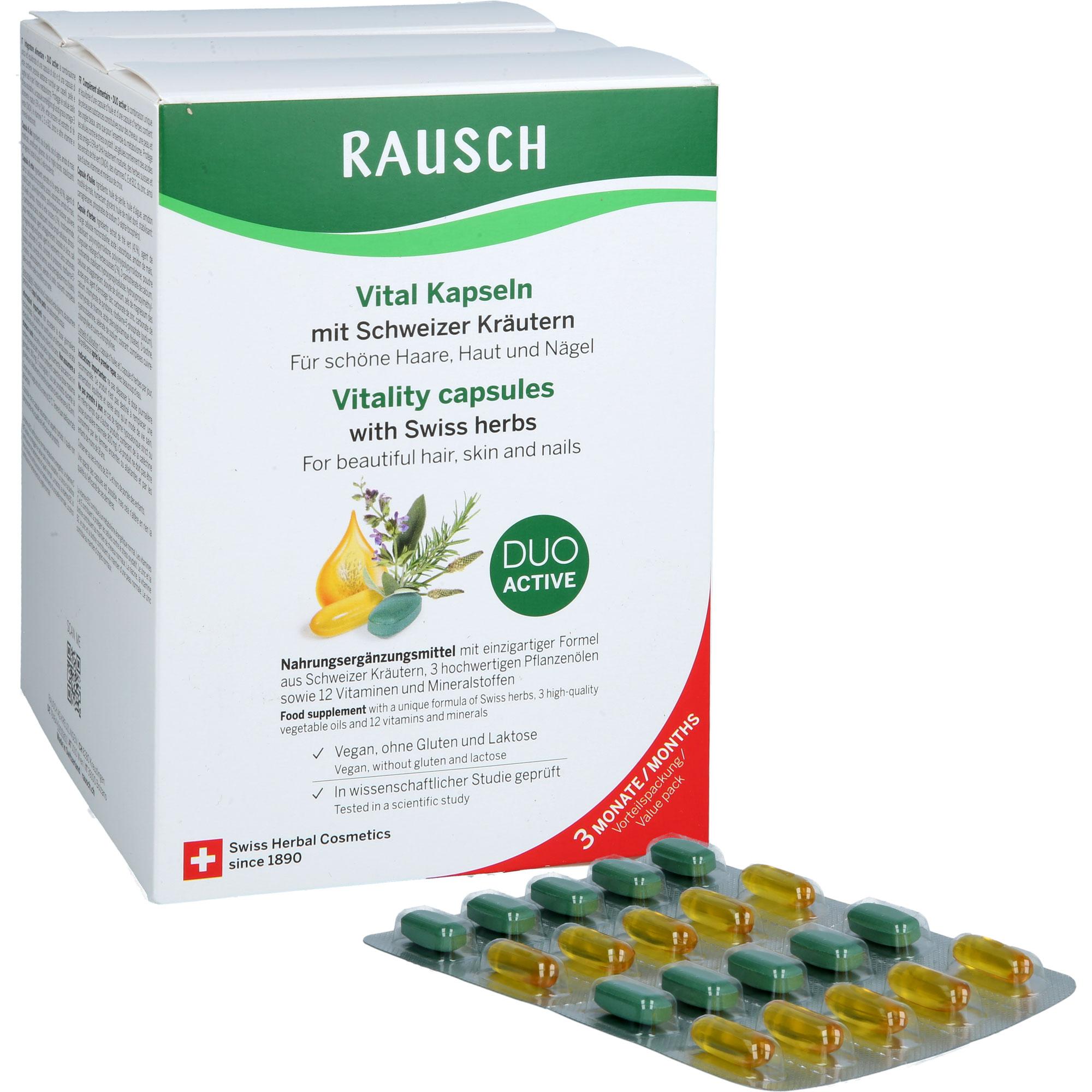 Rausch Vital Kapseln mit Schweizer Kräuter 3M 3x30x2 St RAUSCH (Deutschland) bei onfy.de kaufen 19508126
