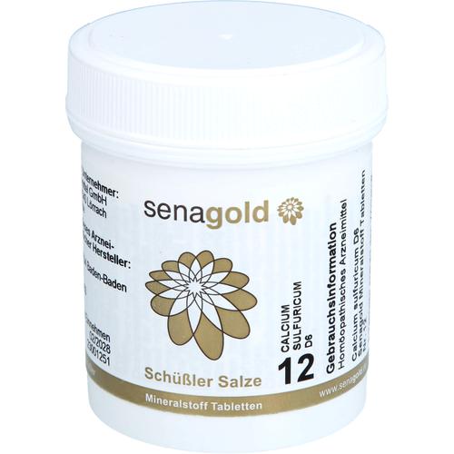 Biochemie Senagold Nr. 12 Calcium Sulfuricum D 6 400 St Senagold Naturheilmittel bei onfy.de kaufen 06827516