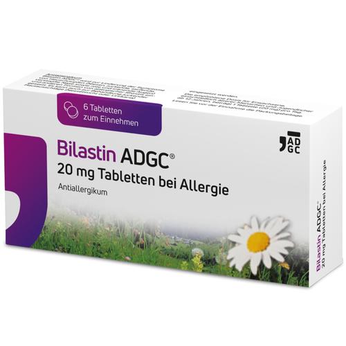 Bilastin Adgc 20 mg Tabletten bei Allergie 6 St Zentiva Pharma bei onfy.de kaufen 19427451