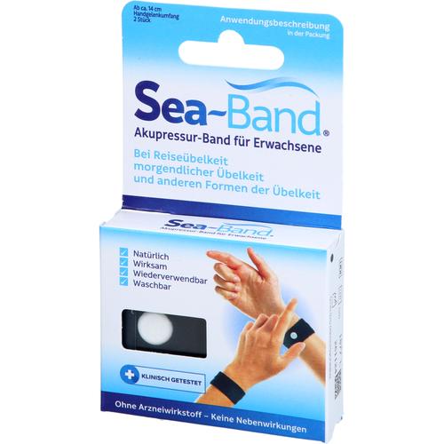 Sea-Band Akupressur-Band F. Erwachsene Black 2 St EB Vertriebs bei onfy.de kaufen 19800720