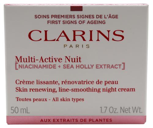 Clarins Multi-Active Nuit Niacinamide + Sea Holly Extract All Skin Types Nachtcreme 50 ml Clarins Société Par Actions Simplifiée bei onfy.de kaufen 03666057177651