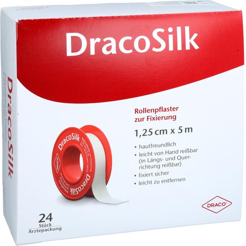 Dracosilk Rollenpflaster 1.25cmx5M ohne Schutzring 24 St Dr. Ausbüttel bei onfy.de kaufen 14171076