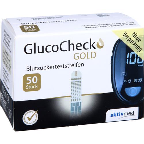 Gluco Check Gold Blutzuckerteststreifen 50 St actiPart bei onfy.de kaufen 14200895