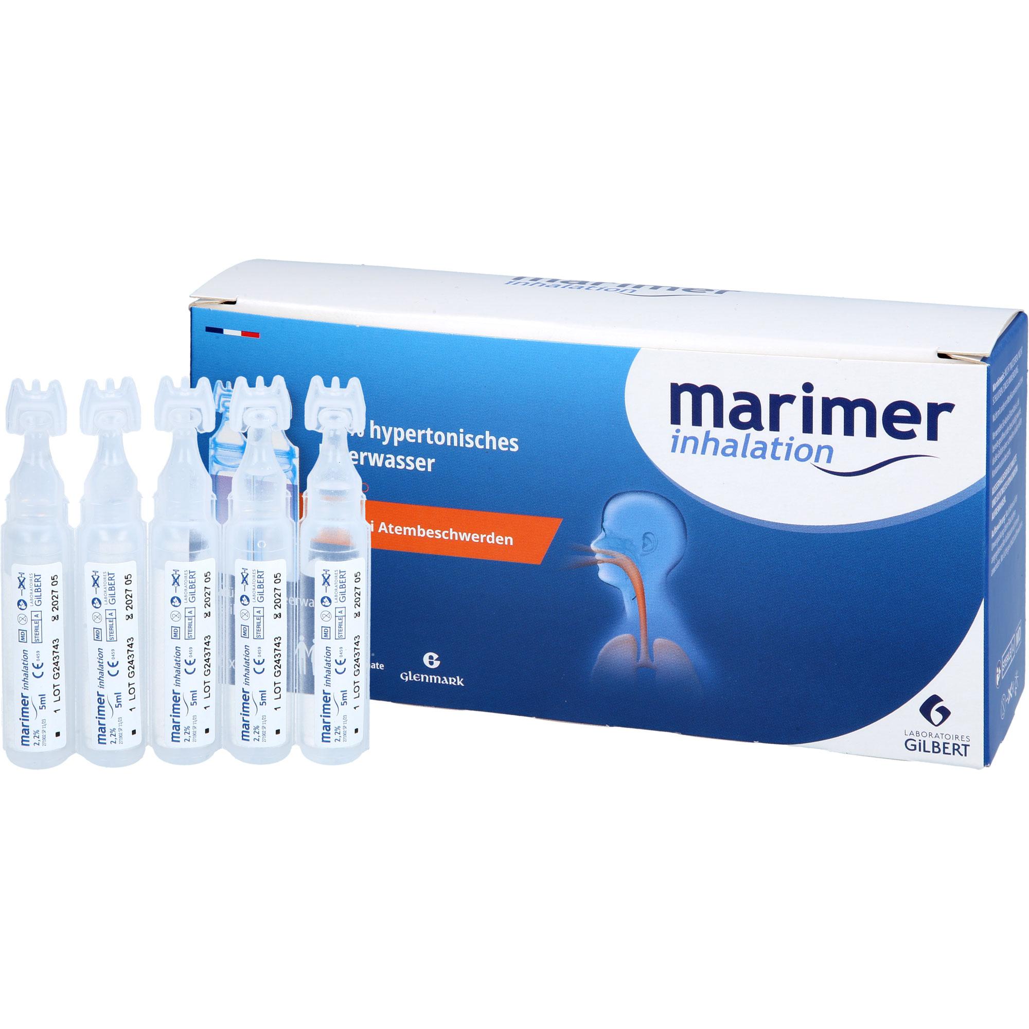 Marimer Inhalation Meerwasser Hypertonisch 2.2% 30x5 ml Glenmark Arzneimittel bei onfy.de kaufen 18899403