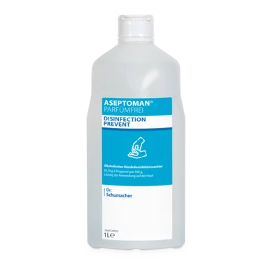 Aseptoman Parfümfrei Händedesinfektion 1 l Dr. Schumacher bei onfy.de kaufen 09614583