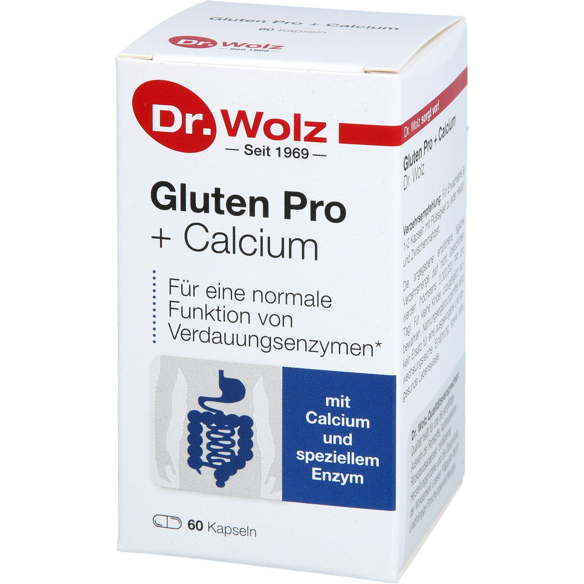 Gluten pro + Calcium 60 St Dr. Wolz Zell bei onfy.de kaufen 19875066