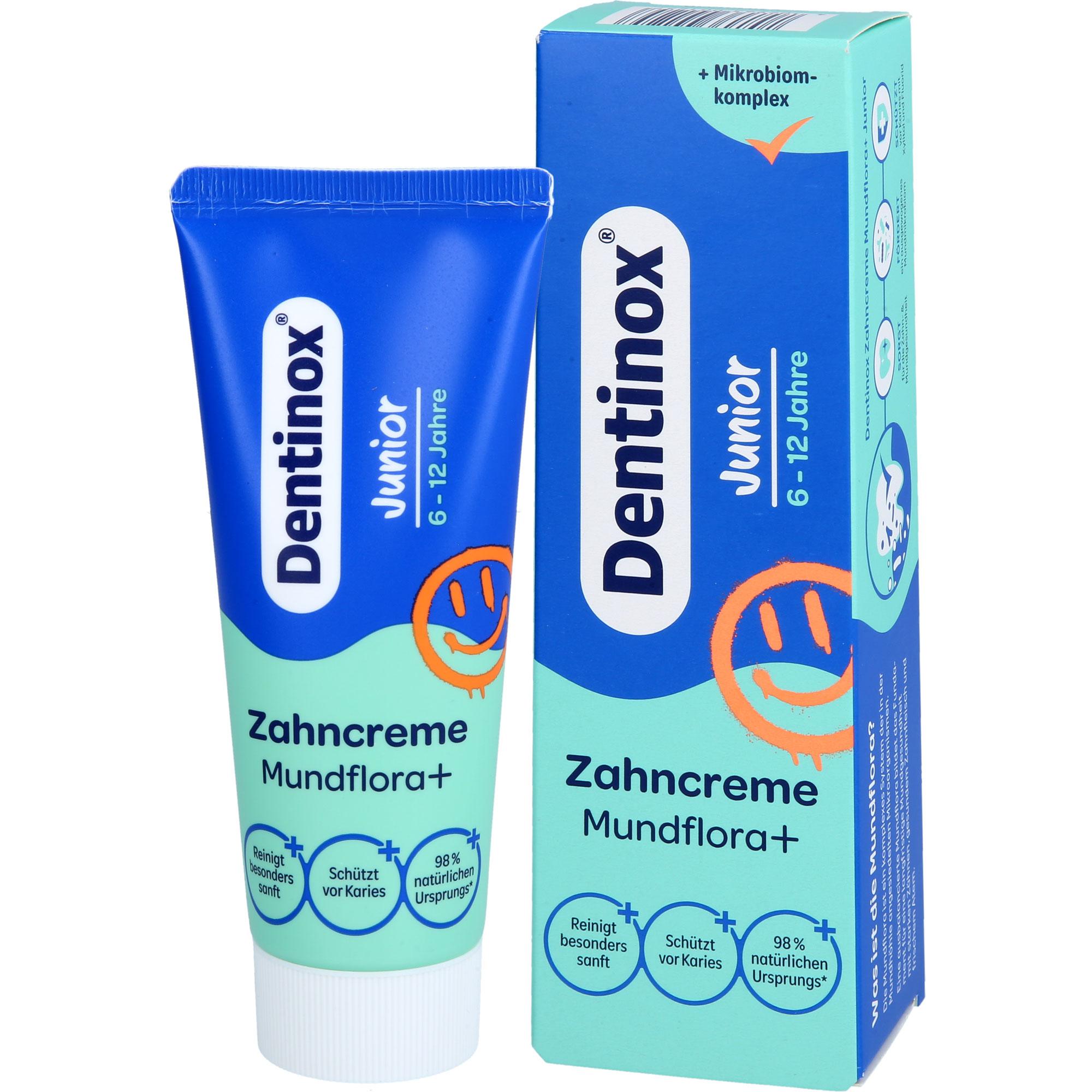Dentinox Zahncreme Mundflora Junior 75 ml Dentinox Gesellschaft für pharmazeutische Präparate bei onfy.de kaufen 19401380