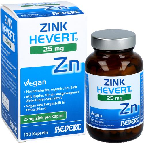 Zink Hevert 25 mg 100 St Hevert-Arzneimittel bei onfy.de kaufen 19885159