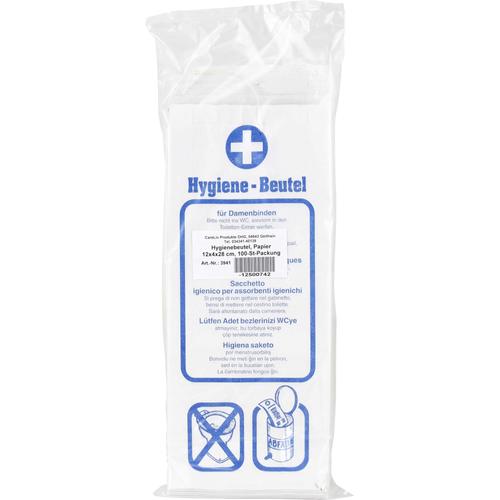 Hygienebeutel Papier 12x4x28cm 100 St Careliv Produkte OHG bei onfy.de kaufen 12500742