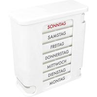 Kerpers Pillendose 7-Tage Weiss null