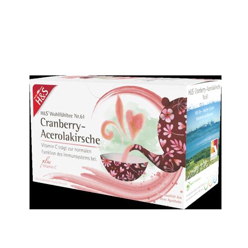 H&S Cranberry-Acerolakirsche mit Vitamin C 20x2.8 g H&S Tee - Gesellschaft bei onfy.de kaufen 17454283