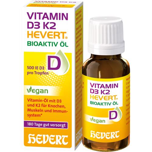 Vitamin D3 K2 Hevert Bioaktiv Öl 20 ml Hevert-Arzneimittel bei onfy.de kaufen 19264351