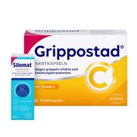 Grippostad C + Silomat Hustenstiller null