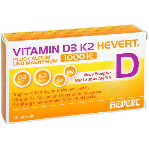 Vitamin D3 K2 Hevert+calcium und Magnesium 1000 Ie 60 St Hevert-Arzneimittel bei onfy.de kaufen 19295653
