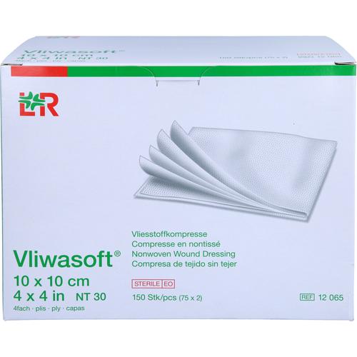 Vliwasoft Vlieskompressen Steril 10x10 cm 4L. 150 St Crosp Medical bei onfy.de kaufen 19377210