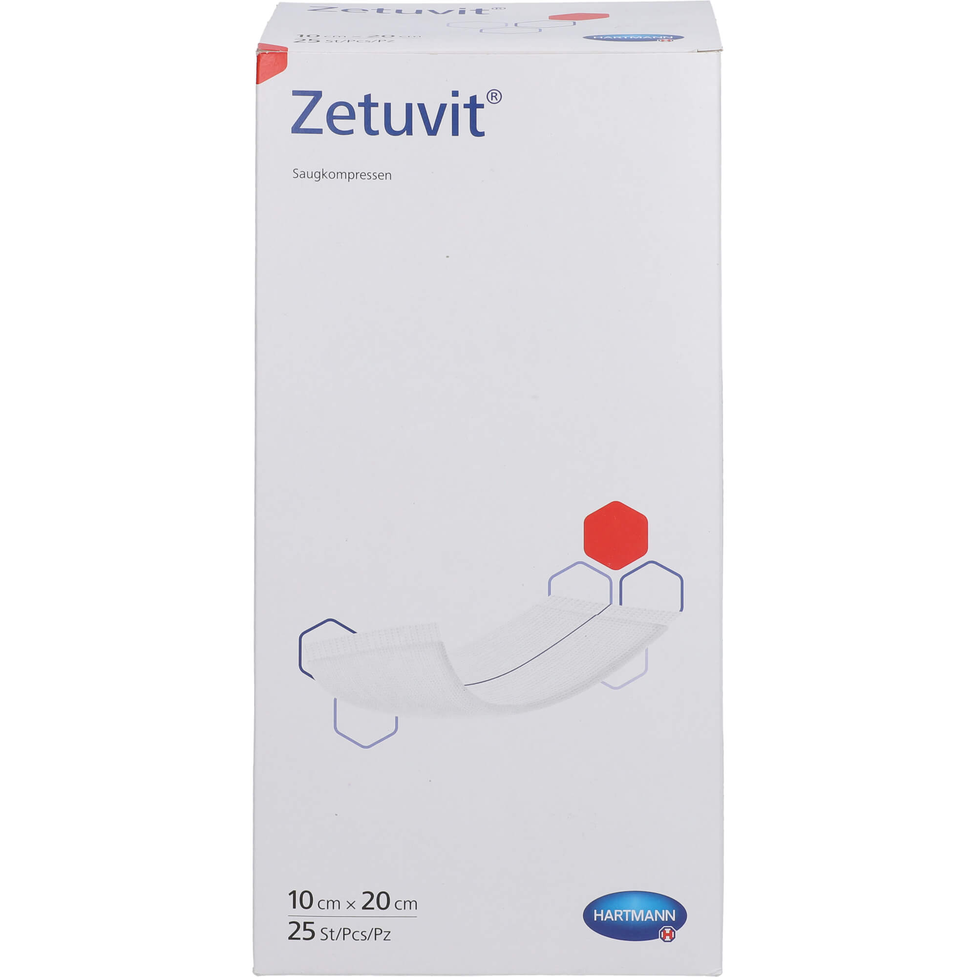 Zetuvit 10x20 cm Saugkompressen Steril null