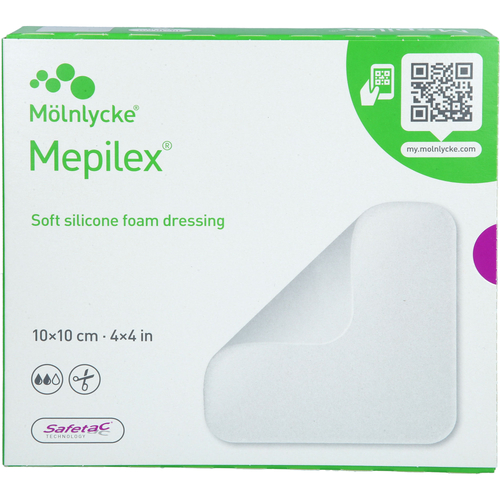 Mepilex Schaumverband 10x10 cm 5 St BWB Medical bei onfy.de kaufen 20276514
