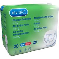 Alvita All-In-One Inkontinenzhose Maxi Large Nacht null