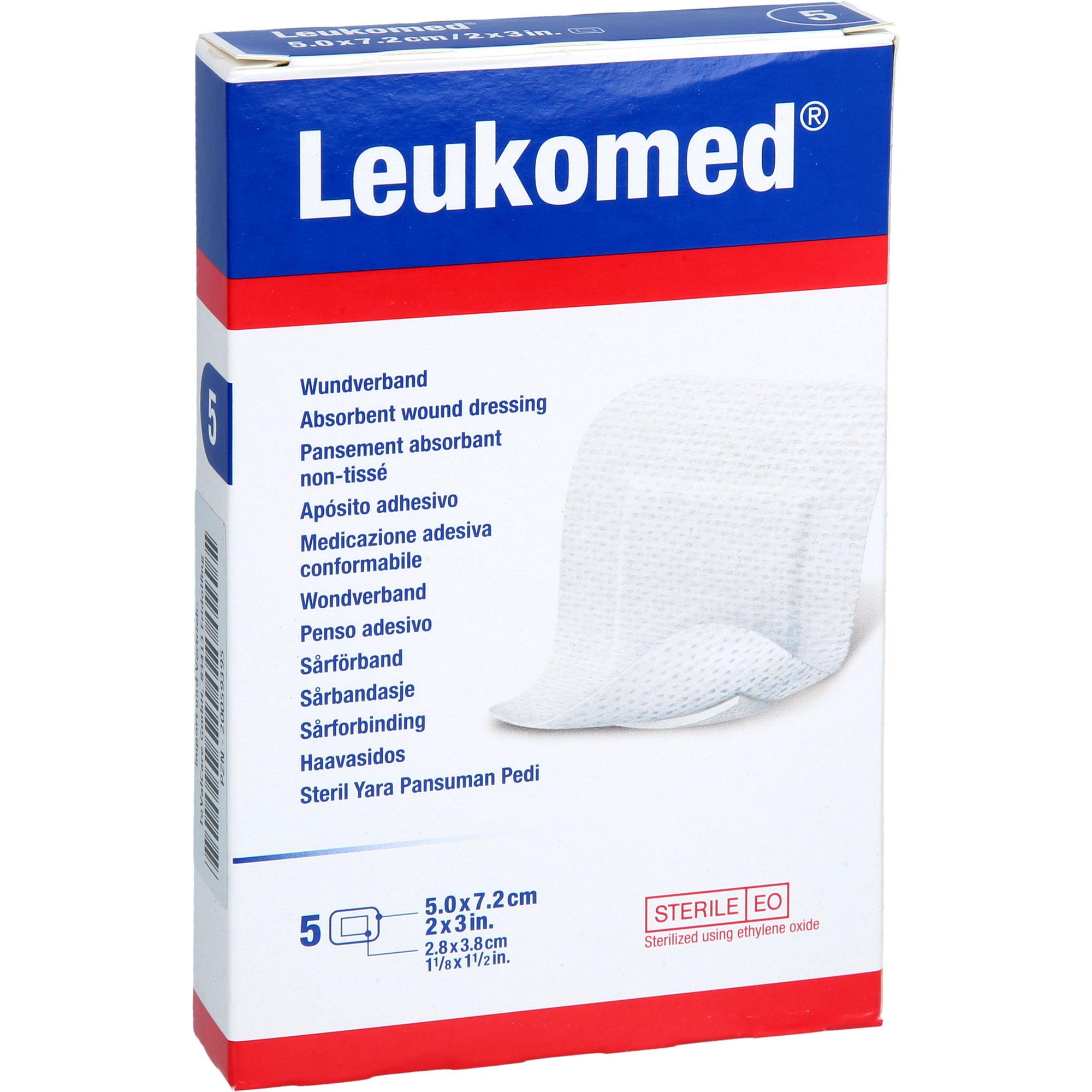 Leukomed Sterile Pflaster 5x7.2 cm 5 St ToValCare bei onfy.de kaufen 20059395