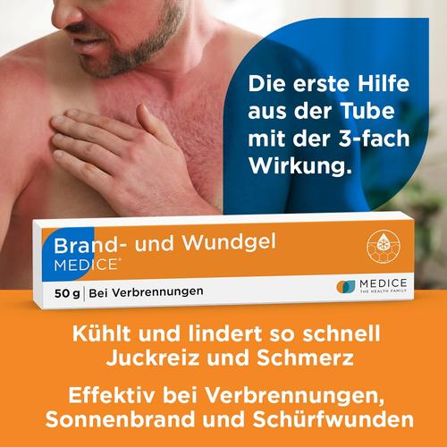 Brand und Wundgel bei Verbrennungen & Insektenstichen  50 g MEDICE Arzneimittel Pütter bei onfy.de kaufen 03839631