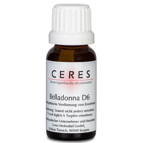 Ceres Belladonna D 6 20 ml CERES Heilmittel bei onfy.de kaufen 00838016