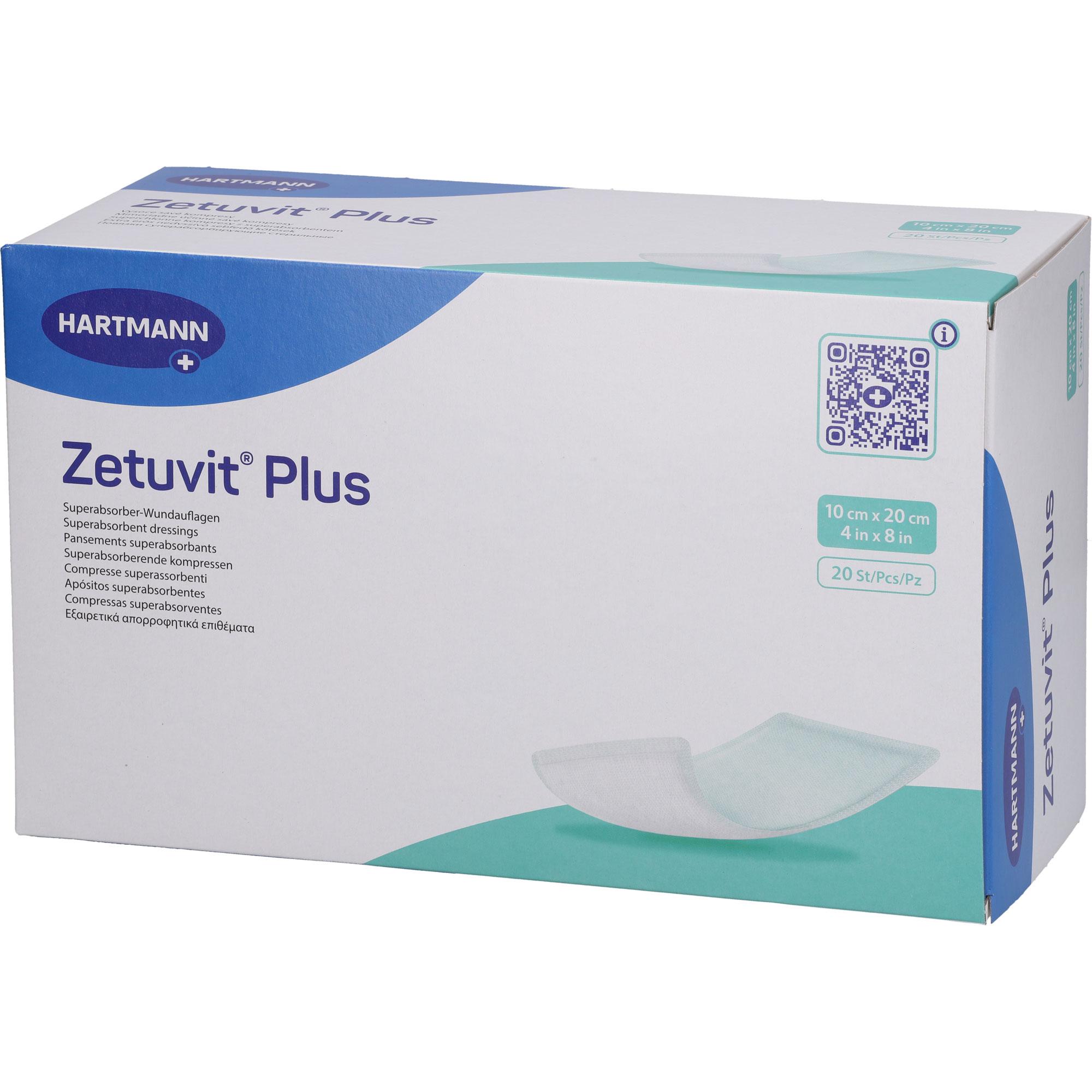 Zetuvit Plus Extrastarke Saugkompr.steril 10x20cm 20 St 1001 Artikel Medical bei onfy.de kaufen 19767589