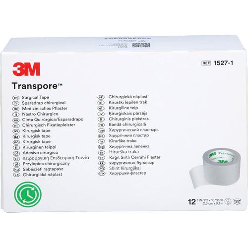 Transpore 2.5 cmx9.1 M Pflaster 12 St 1001 Artikel Medical bei onfy.de kaufen 18731247