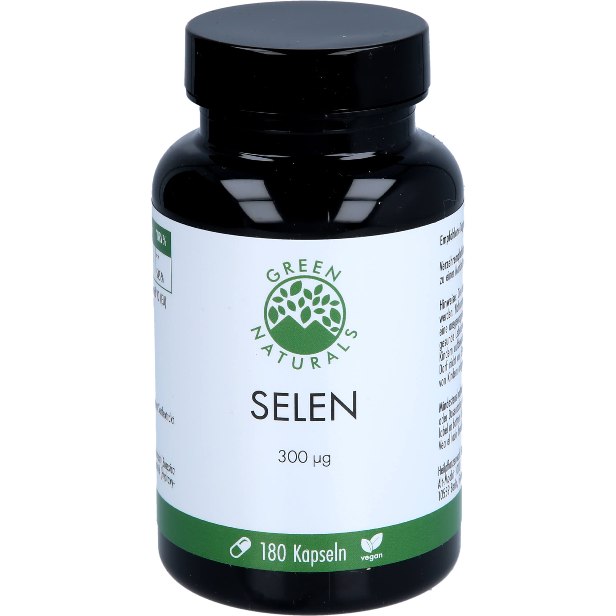 Green Naturals Selen 300Ug Rein Pflanzlich Vegan