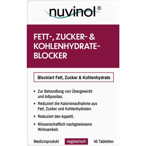 Nuvinol Fett- & Zucker- & Kohlenhydrateblocker 45 St R(h)ein Nutrition & Health bei onfy.de kaufen 20161277