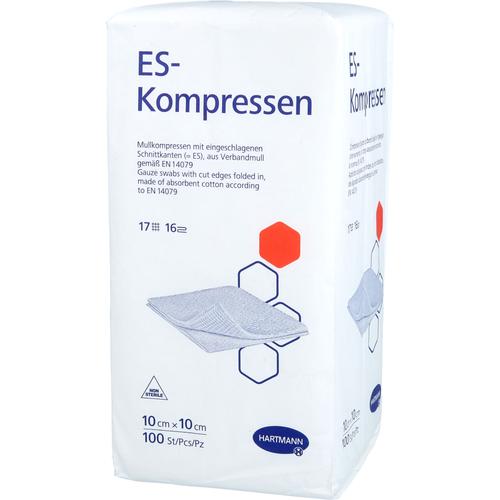 Es-Kompressen Unsteril 10x10 cm 16Fach 100 St ToValCare bei onfy.de kaufen 19786144