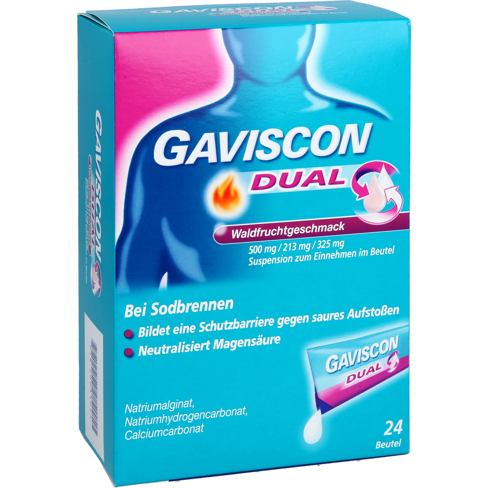 Gaviscon Dual Waldfrucht 500 mg/213 mg/325 mg 24x10 ml Reckitt Benckiser Deutschland bei onfy.de kaufen 20033094