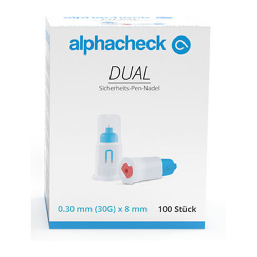 Alphacheck Dual Sicherheits-Pen-Nadel 30G X 8 Mm 100 St Berger Med bei onfy.de kaufen 16008765